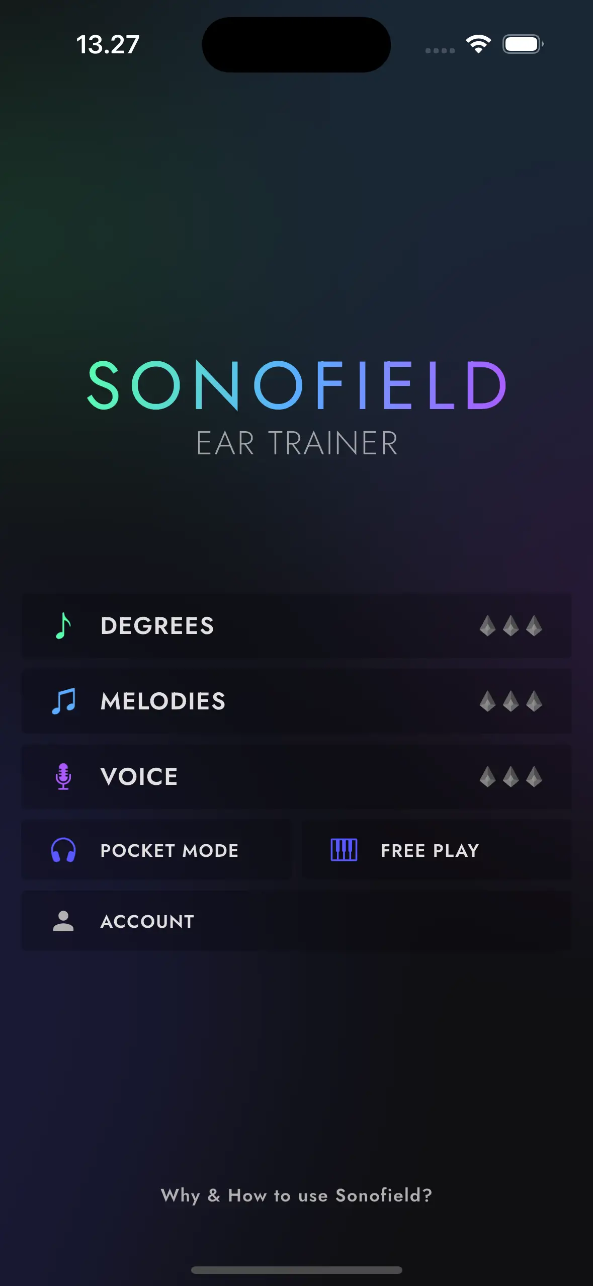 Sonofield Ear Trainer screenshot